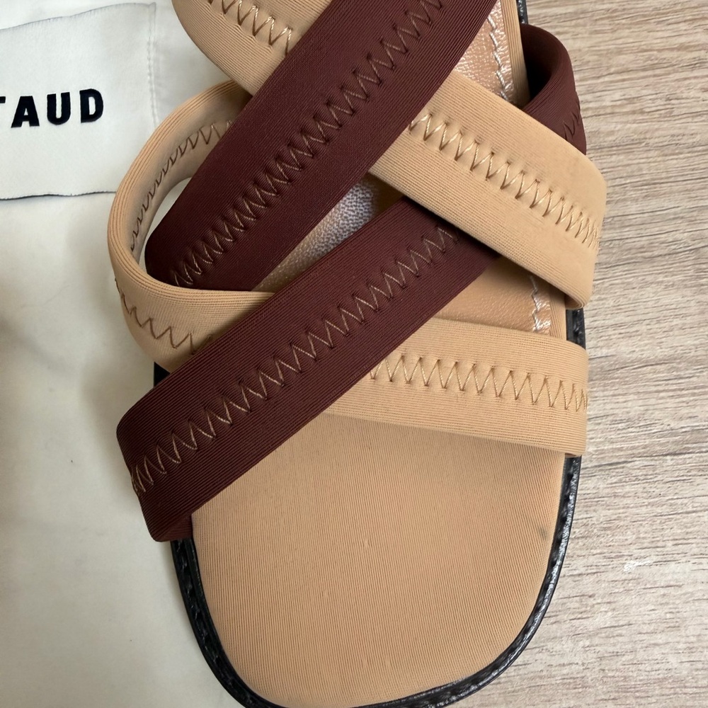 STAUD Brown  Sandals Shoes - Picture 3 of 8